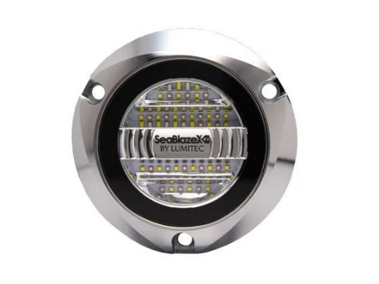 LUMITEC SeaBlaze X2, Chrome, Wht/Blu | 101592