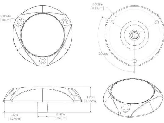 LUMITEC SeaBlaze X2, Chrome, Wht/Blu | 101592 - Image 3