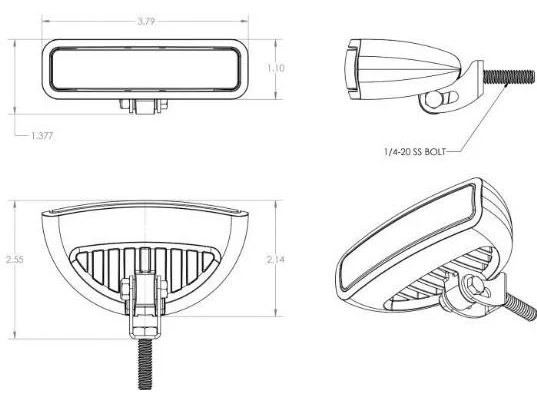 LUMITEC Caprera3, White Housing, Spectrum | 101710 - Image 2