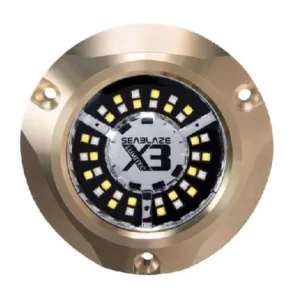 LUMITEC SeaBlaze X3 Underwater Light, Bronze, White/Blue | 101945