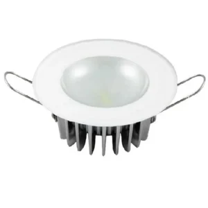 LUMITEC Mirage Flush Mount LED Down Light, Glass, White Non-Dimming, Non-TTP | 113193