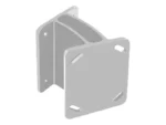 MINN KOTA Raptor Direct Mount Angle Bracket, White | 1810376