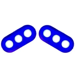 PLASHLIGHTS Grande 180W Underwater Transom Light - Blue - Pair | PL-UWL-180BLU-K *SALE