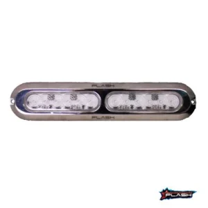 PLASHLIGHTS Poquito 60W Underwater Transom Light - Green - Pair | PL-UWL-60W-GRN-K