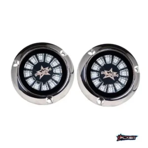 PLASHLIGHTS Epik Underwater Transom Light - Blue + White - Pair | PL-UWL-EPIK-B/W-K