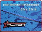 PLASHLIGHTS Linear Waterproof LED Channel Light - Blue - 16" | RS-BL-16