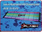 PLASHLIGHTS Linear Waterproof LED Channel Light - RGB - 40" | RS-RGB-40
