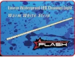 PLASHLIGHTS Linear Waterproof LED Channel Light - Warm White - 16" | RS-WW-16