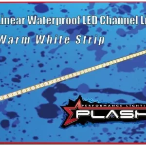 PLASHLIGHTS Linear Waterproof LED Channel Light - Warm White - 30" | RS-WW-30