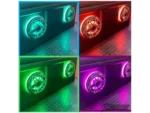 PLASHLIGHTS Multicolor LED Speaker Rings - High Output - JL Audio M6-770X | SPKR-KIT-JL-M6-770X