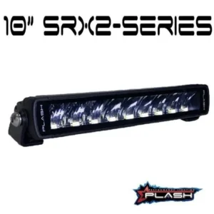 PLASHLIGHTS 10" SRX 2-Series Single Row LED Light Bar - Black Housing | SRX2-10