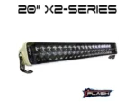 PLASHLIGHTS 20" X2-Series LED Light Bar - White Housing | X2-20-WHT