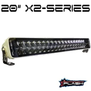 PLASHLIGHTS 20" X2-Series LED Light Bar - White Housing | X2-20-WHT