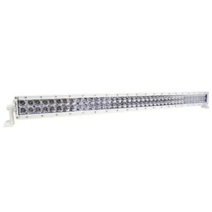 PLASHLIGHTS 40" XX-Series LED Light Bar - 5W - Curved - White Housing | XX-40-5W-WHT-R