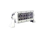 PLASHLIGHTS 6" XX-Series LED Light Bar Marine White Housing (5W), Double Row Combo Beam. | XX-6-5W-WHT
