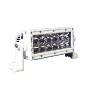 PLASHLIGHTS 6" XX-Series LED Light Bar Marine White Housing (5W), Double Row Combo Beam. | XX-6-5W-WHT