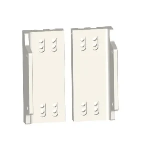 POWER-POLE MtoS Dual bkt 1" thick w/slots WT (new) | PKD-MtoS-plt-WT