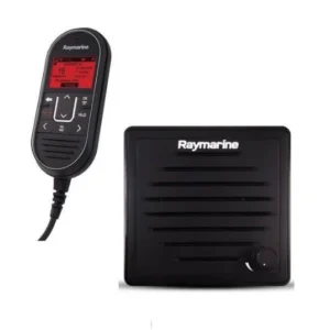 RAYMARINE Ray90 Wired Second Station Kit w/Passive Speaker, RayMic Wired Handset RayMic Extension Cable - 10M | T70432