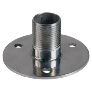 SHAKESPEARE 1" Straight mount, stainless steel, flange base | 4710