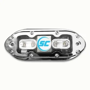SHADOW-CASTER SCM4 316 SS Housing Underwater Light - Bimini Blue w/ 20' Cable 1600 Lumens | SCM-4X-BB-20