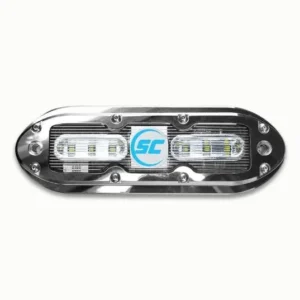 SHADOW-CASTER SCM6 316 SS Housing Underwater Light - Bimini Blue w/ 20' Cable 2400 Lumens | SCM-6-BB-20