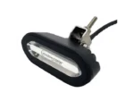 SHADOW-CASTER Black Flush Mount Spreader Light - Great White | SCM-SLF-GW-BK