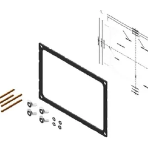 SIMRAD GO12/V12 DASH MOUNT KIT | 000-14246-001