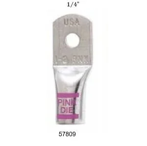 SPECTRO WIRE Tinned Lug Terminal 1-2 AWG 1/4" STUD SIZE | 57809-10