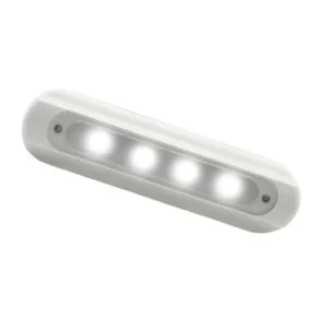 TACO LED DECK LIGHT, FLAT MOUNT WHITE | F38-8800W-1