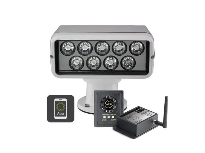 ACR RCL-100LED Remote Control Searchlight, 220,000 cd 12V/24V, Incl's Point Pad & URC-103 Master Controller | 1951 - Image 4