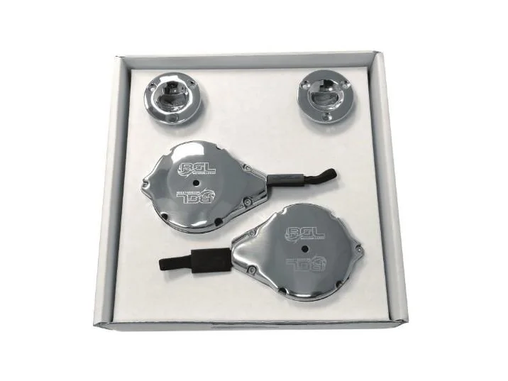 BGL BGLRK2 Kit includes 2 of each of the following: BGL retractable cartridge, receiver, carabiner, mounting hardware and epoxy