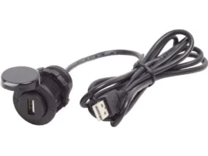 BLUE SEA 12VDC USB 2.0 Port w/ Ext Cable | 1044-BSS