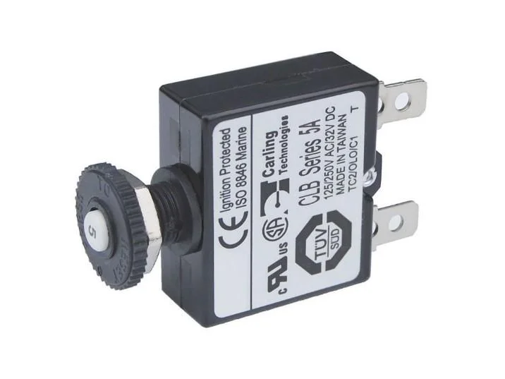 BLUE SEA Circuit Breaker Push Button QC 5A | 7052-BSS