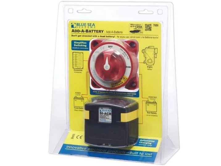 BLUE SEA Solenoid Add A Battery | 7650-BSS
