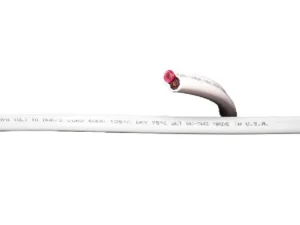 CAMERON CONNECT 10/2 WHT FLAT BOAT CABLE RED/BLK 100' | 10/2 WHITE FLAT BOAT-RB-100