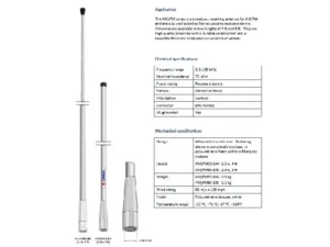 COMROD AM/FM51 BI - 4' Marine AM/FM & Navtex Antenna | 21503 * SHIPPING CHARGES APPLY*