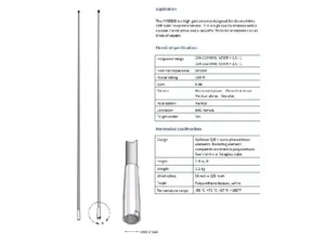 COMROD AV60BI (AIS) - 8' Marine VHF Antenna (AIS) | 21000 SHIPPING CHARGES APPLY