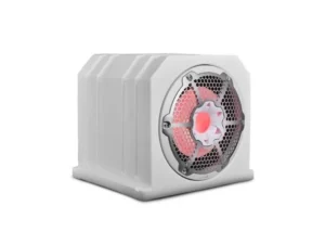 DS18 10" Marine & Motorsports Subwoofer Box Loaded with Integrated RGB Lights 4 Ohms 700W WHT| NXL-10SUBLD/W