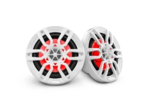 DS18 NXL 6.5" 2-Way Coaxial Marine Speaker With LED RGB Lights 100 Watts Rms 4-Ohm -White | NXL-6