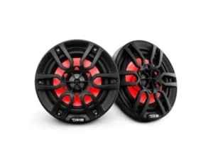 DS18 NXL 8" 2-Way Coaxial Marine Speaker With LED RGB Lights 125 Watts Rms 4-Ohm -Black | NXL-8/BK
