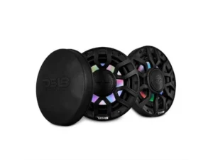 DS18 NXL 6.5" 2-WAY COAXIAL MARINE SPEAKER WITH DIGITAL LED LIGHTS AND BULLET TWEETER 150 WATTS 4-OHM | NXL-IQ6/BK