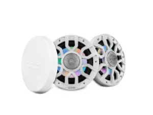 DS18 NXL 6.5" 2-WAY COAXIAL MARINE SPEAKER WITH DIGITAL LED LIGHTS AND BULLET TWEETER 150 WATTS 4-OHM | NXL-IQ6/WH
