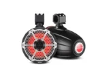 DS18 NXL 8" Neodymium Marine and Powersports Towers with Built-in Passive Radiator - Black | NXL-X8TPNEO/BK