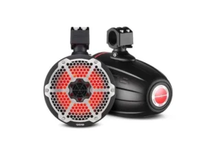 DS18 NXL 8" Neodymium Marine and Powersports Towers with Built-in Passive Radiator - Black | NXL-X8TPNEO/BK