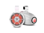 DS18 NXL 8" Neodymium Marine and Powersports Towers with Built-in Passive Radiator - White | NXL-X8TPNEO/WH
