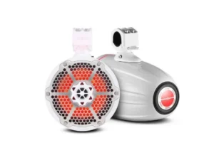 DS18 NXL 8" Neodymium Marine and Powersports Towers with Built-in Passive Radiator - White | NXL-X8TPNEO/WH