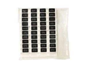 EGIS MOBILE ELECTRIC Label Set, Marine Battery Systems 40 labels | 8021B