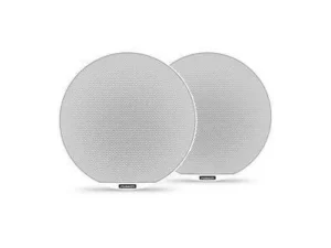 FUSION Signature Series 3i Marine Speakers, 8.8" 330-watt Coaxial Classic White Marine Speakers (Pair) | 010-02773-00