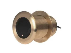 GARMIN Airmar B75M Bronze Thru-Hull Mount Transducer with Depth & Temperature (12° tilt), 80-130 kHz, 8-PIN | 010-11636-21
