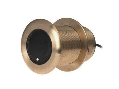 GARMIN Airmar B75M Bronze Thru-Hull Mount Transducer with Depth & Temperature (12° tilt), 80-130 kHz, 8-PIN | 010-11636-21